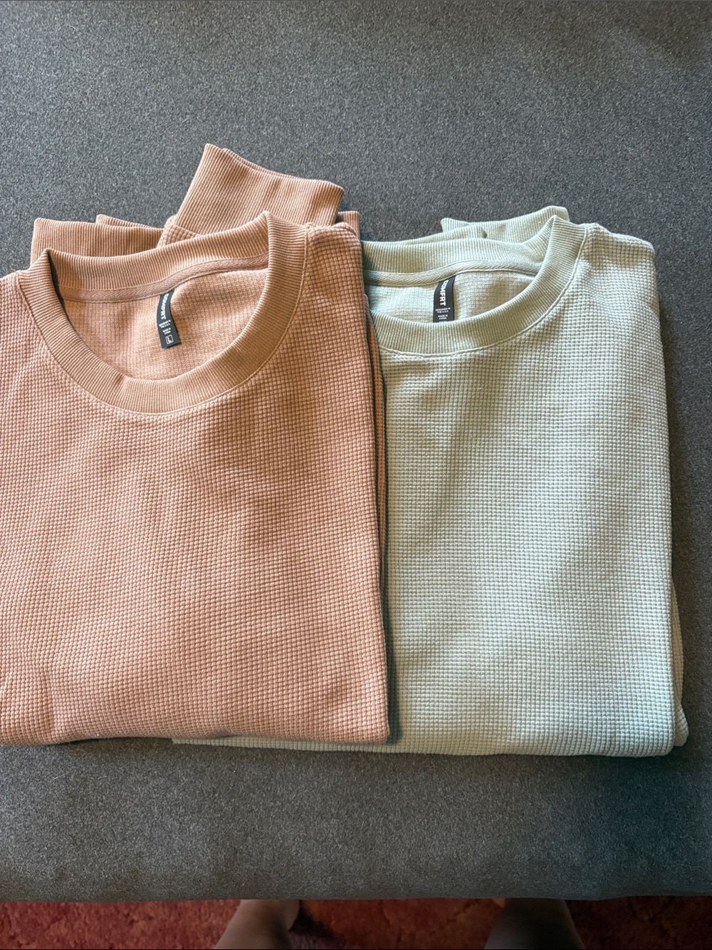 Carhartt Men's Waffle Crewneck Sweater - Tan & Sage